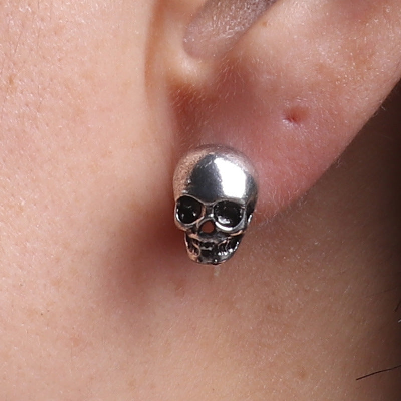 Personality Retro Skull Eardrops Earrings