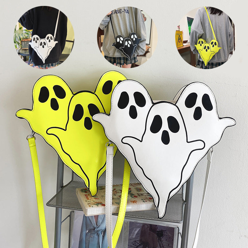 Halloween Bags Funny 3D Cartoon Ghost Cartoon Shoulder Bags 